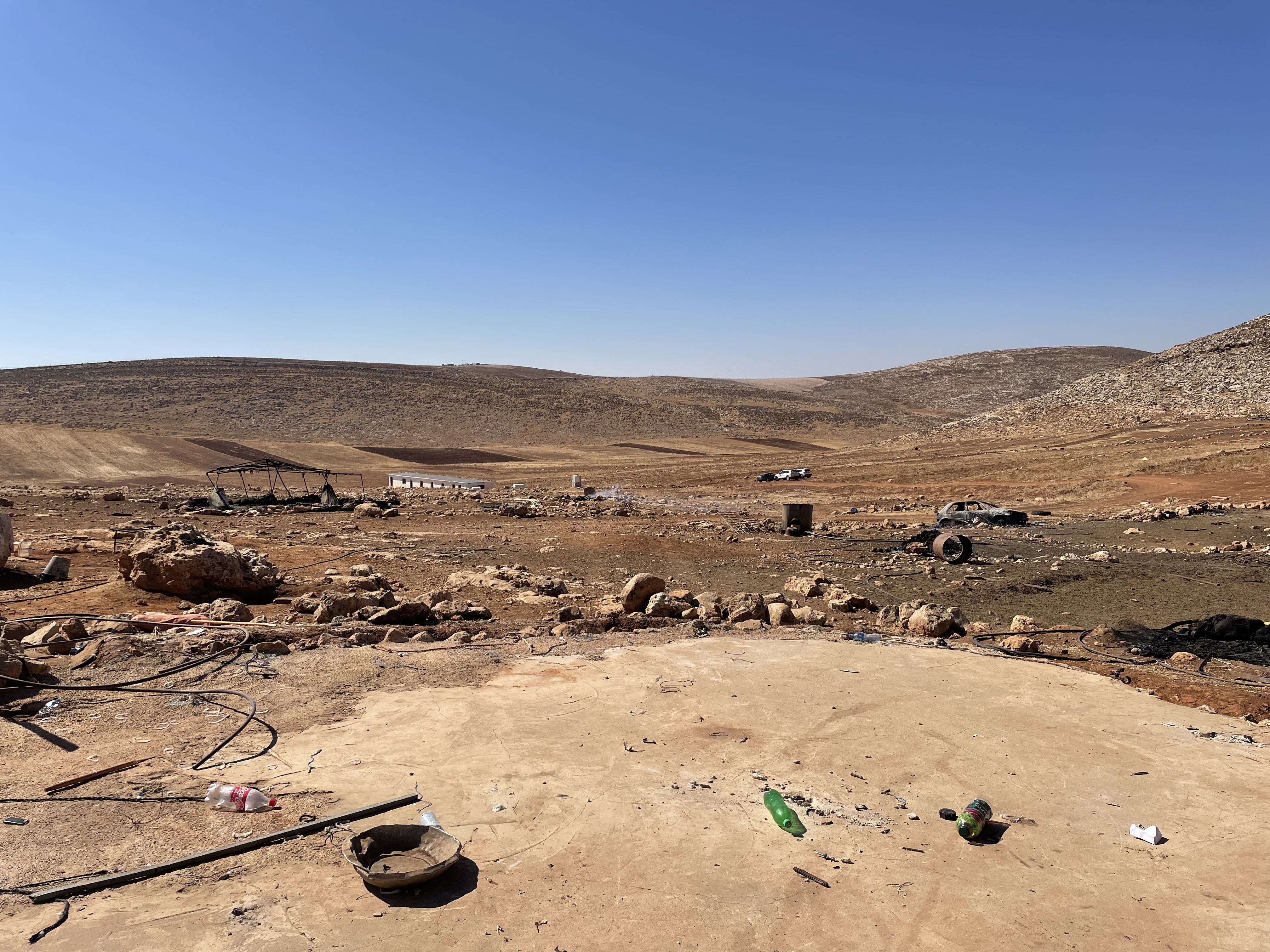 Ras Al Tin, hours after the last residents left. Photo by OCHA, 9 August 2023