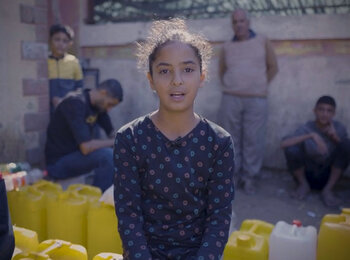 “Before the war, my dream was to become a doctor, so I can treat people.” On World´s Children Day, Humanitarian Coordinator Lynn Hastings reiterated her appeal “to protect Palestinian and Israeli children and their rights.” Screenshot of a UNICEF video