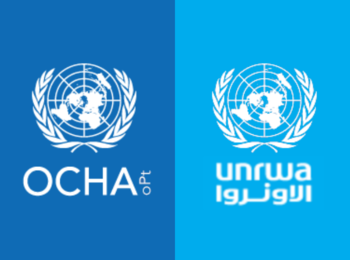 OCHA and UNRWA logos