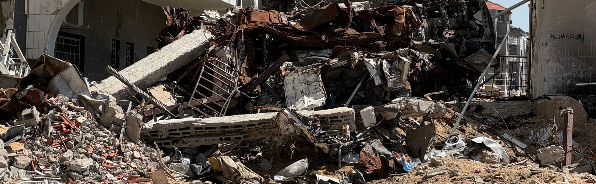 Destruction in northern Gaza. Photo by OHCHR/Olga Cherevko