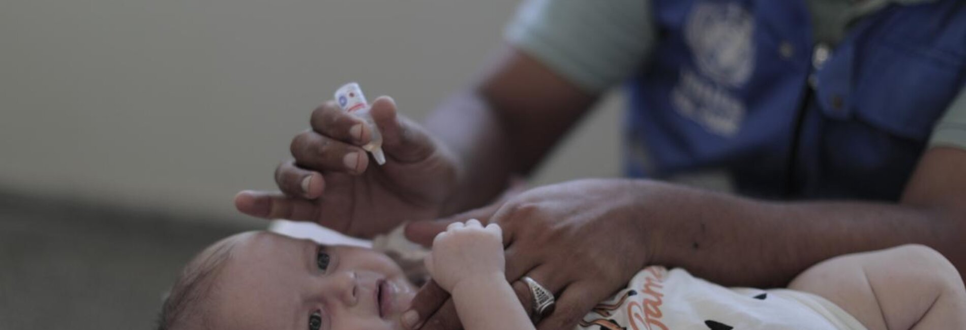 Vaccination against polio in the Gaza strip. Photo by UNRWA 