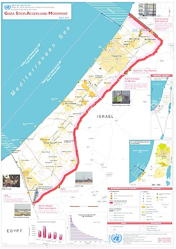 Gaza Strip Governorates Access and Movement Maps | July 2010 | United ...