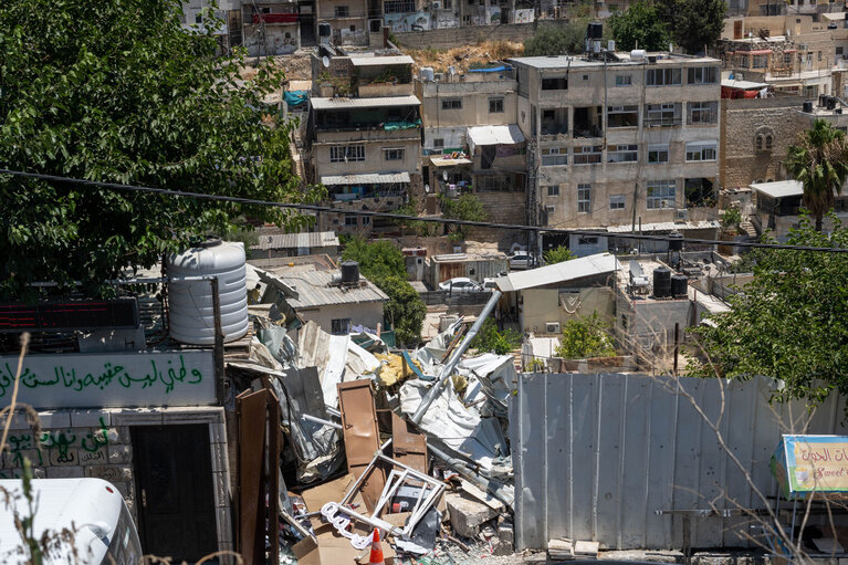 Shop demolished by Israeli authorities, Silwan, East Jerusalem. 29 June 2021.©OCHA